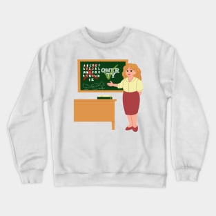 Alphabet Crewneck Sweatshirt